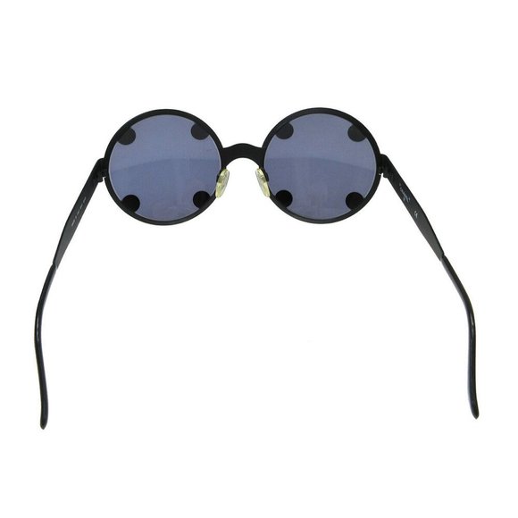 CHANEL Vintage CC Logos Round Sunglasses Eye Wear Black 08841 90305 01875 main image 5